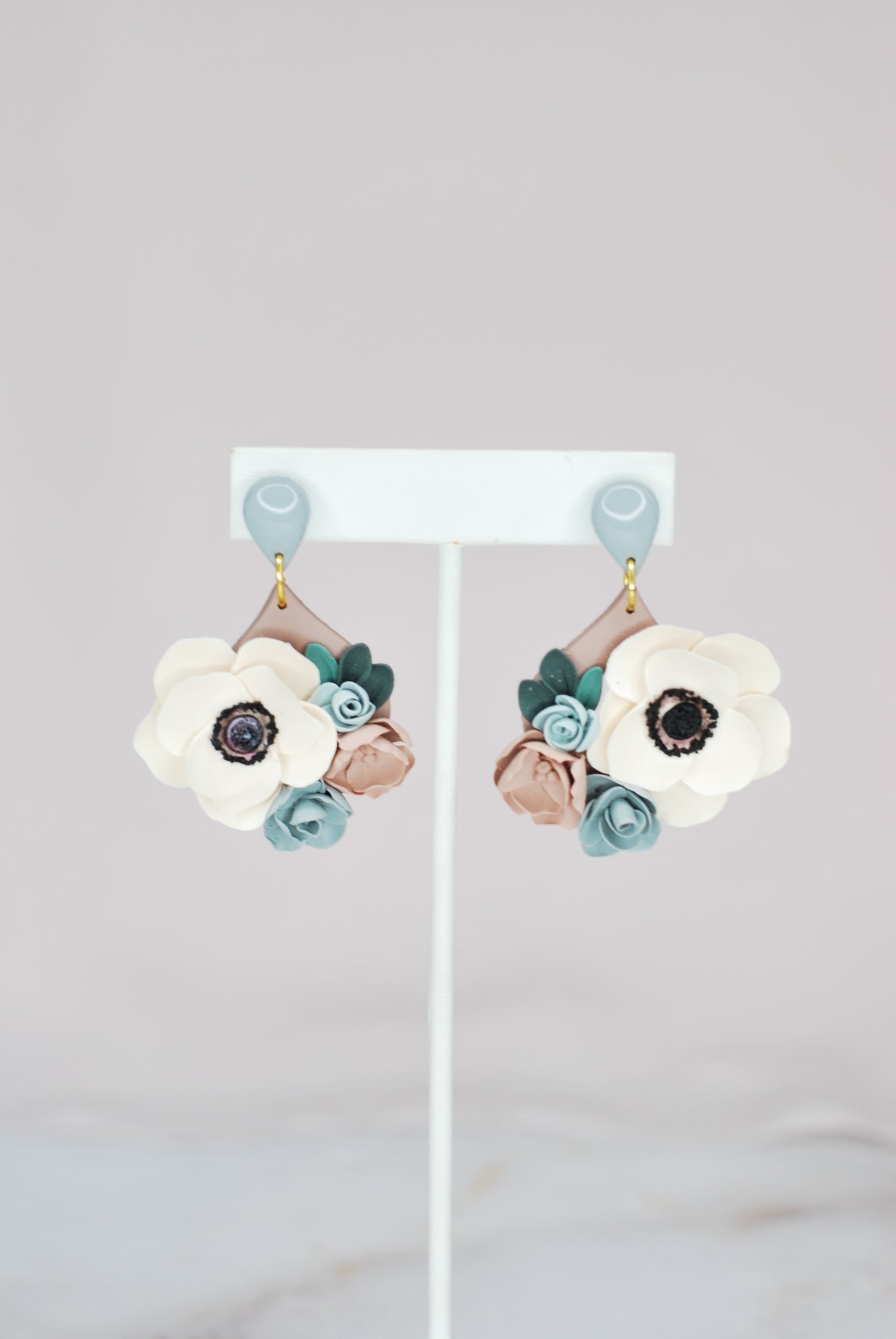 Fall Anemone Earrings
