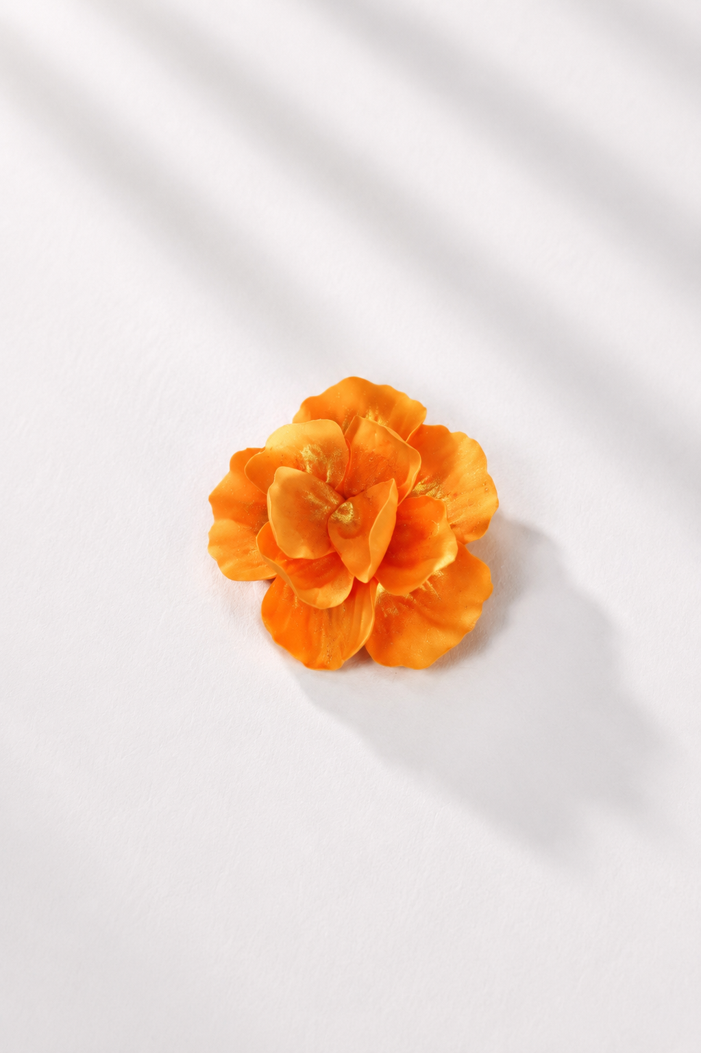 Veuve Orange Peony Pin