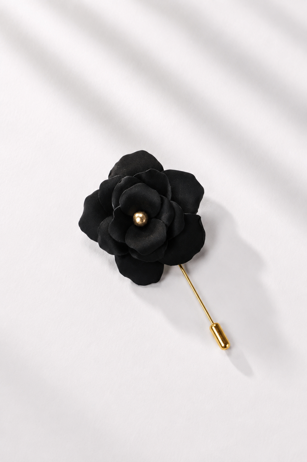Midnight Camellia Stick Pin