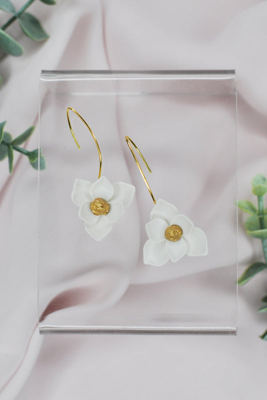 Magnolia Drop Earrings
