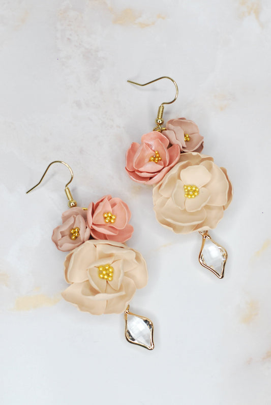 Fall Flower Bouquet Earrings